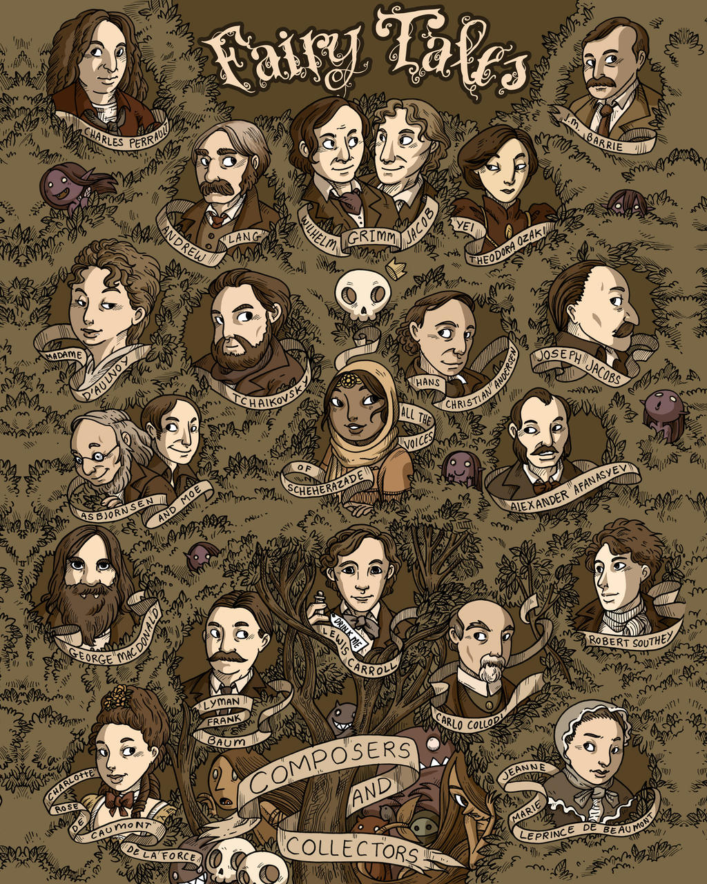 Fairy tale - Composers and creators by secondlina