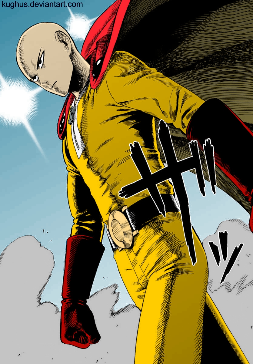 Saitama Onepunch man by Kughus