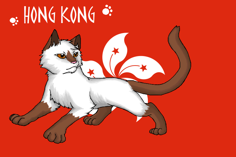 Nekotalia: Hong Kong (flag)