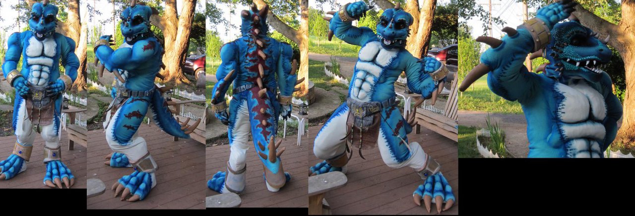 Dungeons and Dragons Lizardman Costume