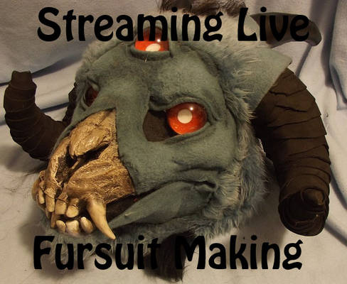 Livestreaming: Fursuit making 101- lizard feet