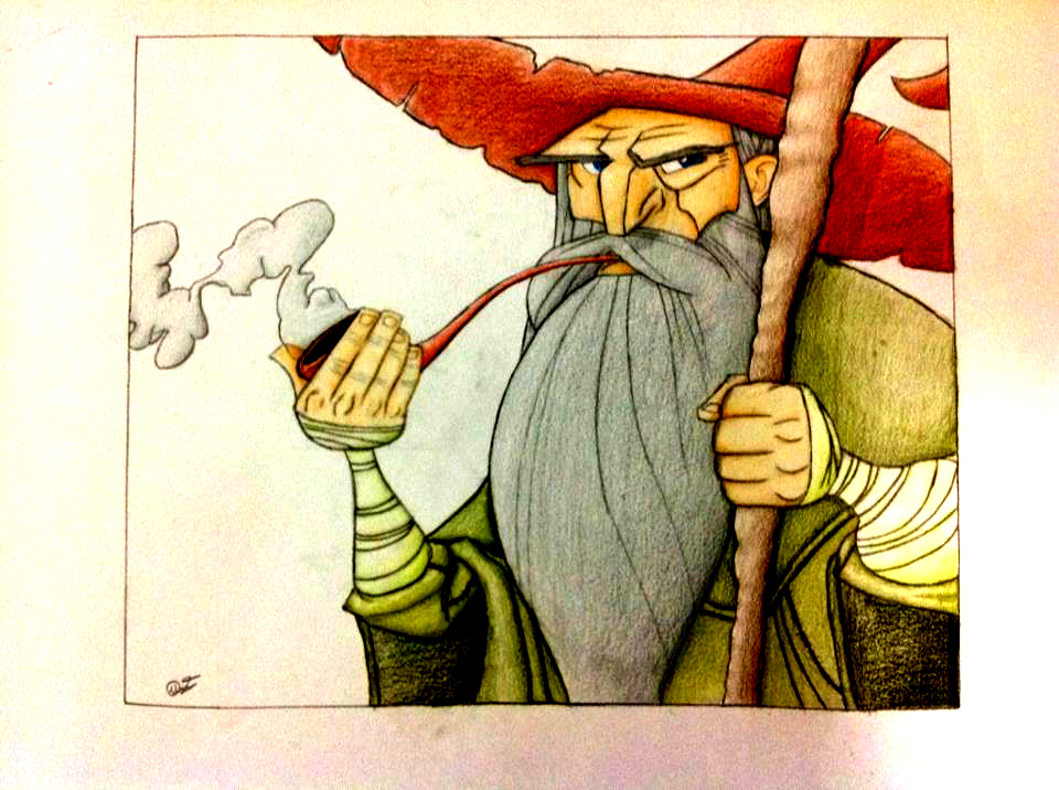 Gandalf-The Green Pilgrim ( Wenyandir)