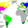 World map Countries opinion