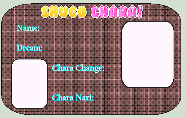 Shugo Chara ID - BLANK