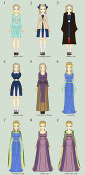 The Lion, The Witch, and The Wardrobe Outfits