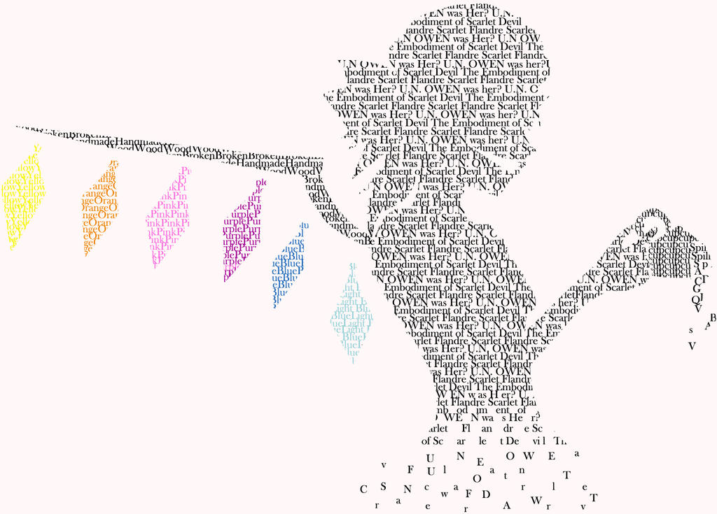 Flan-tan Typography art by ReDLoNeR on DeviantArt