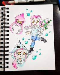 Cynkling Fanart- Splatoon Inkling