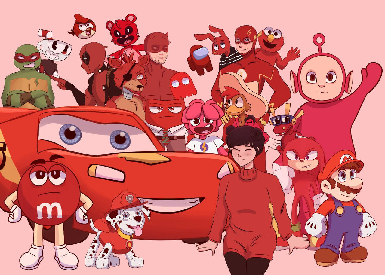 Red characters by CandyArt06 on DeviantArt