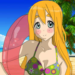 anime beach  kawaii