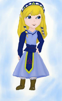 Chibi styled  Skyward Sword Zelda