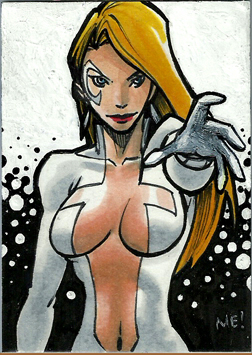 Dagger Sketch Card