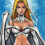 The White Queen Sketch Card
