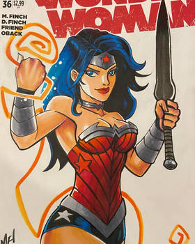 Wonder Woman Sketch Cover