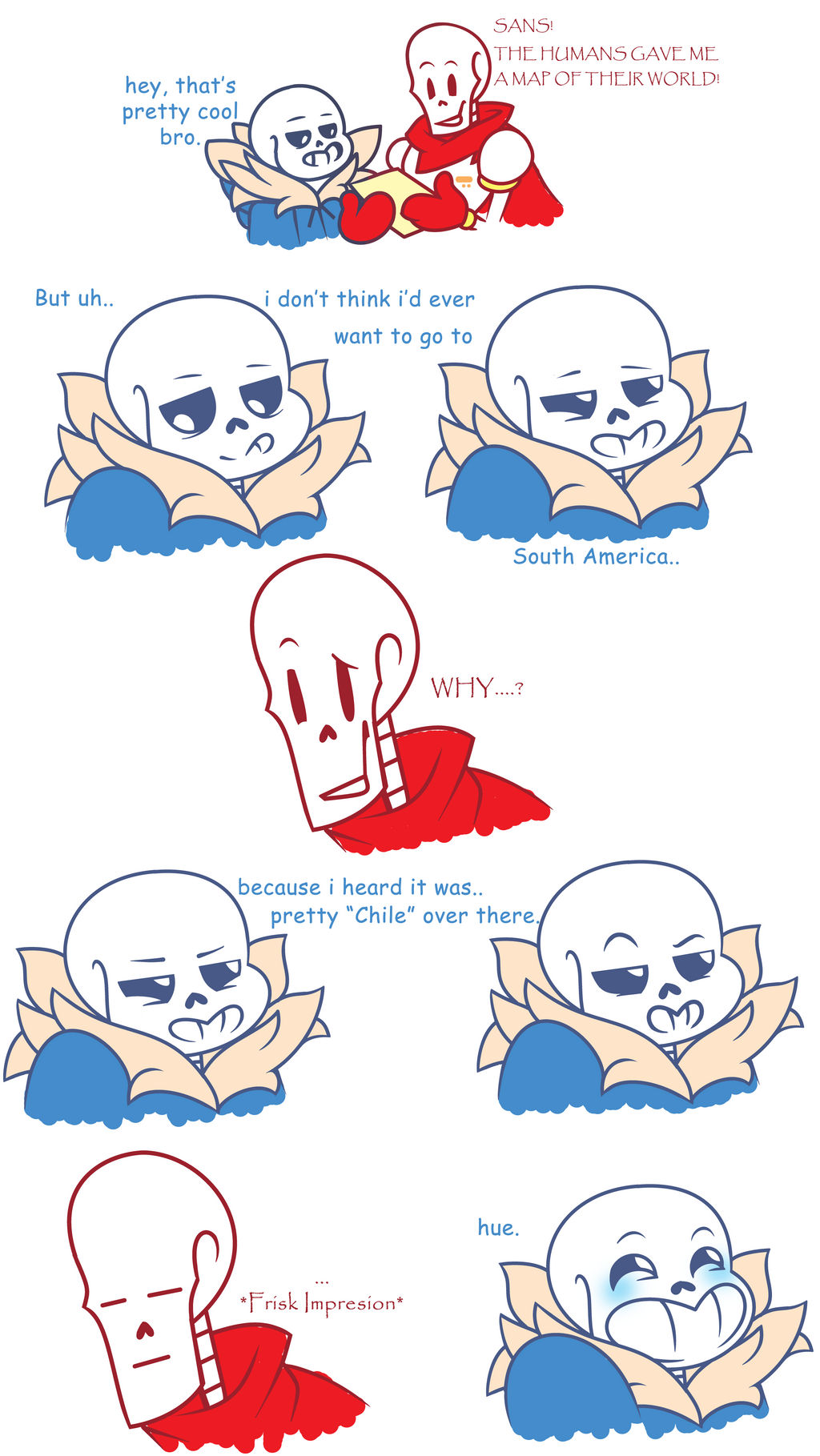 Continent Puns (Undertale Comic)