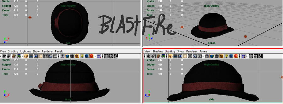 Boiler Hat Model by BlA5tFiRe on DeviantArt