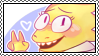 undertale stamp - dr. alphys by hypsistamps