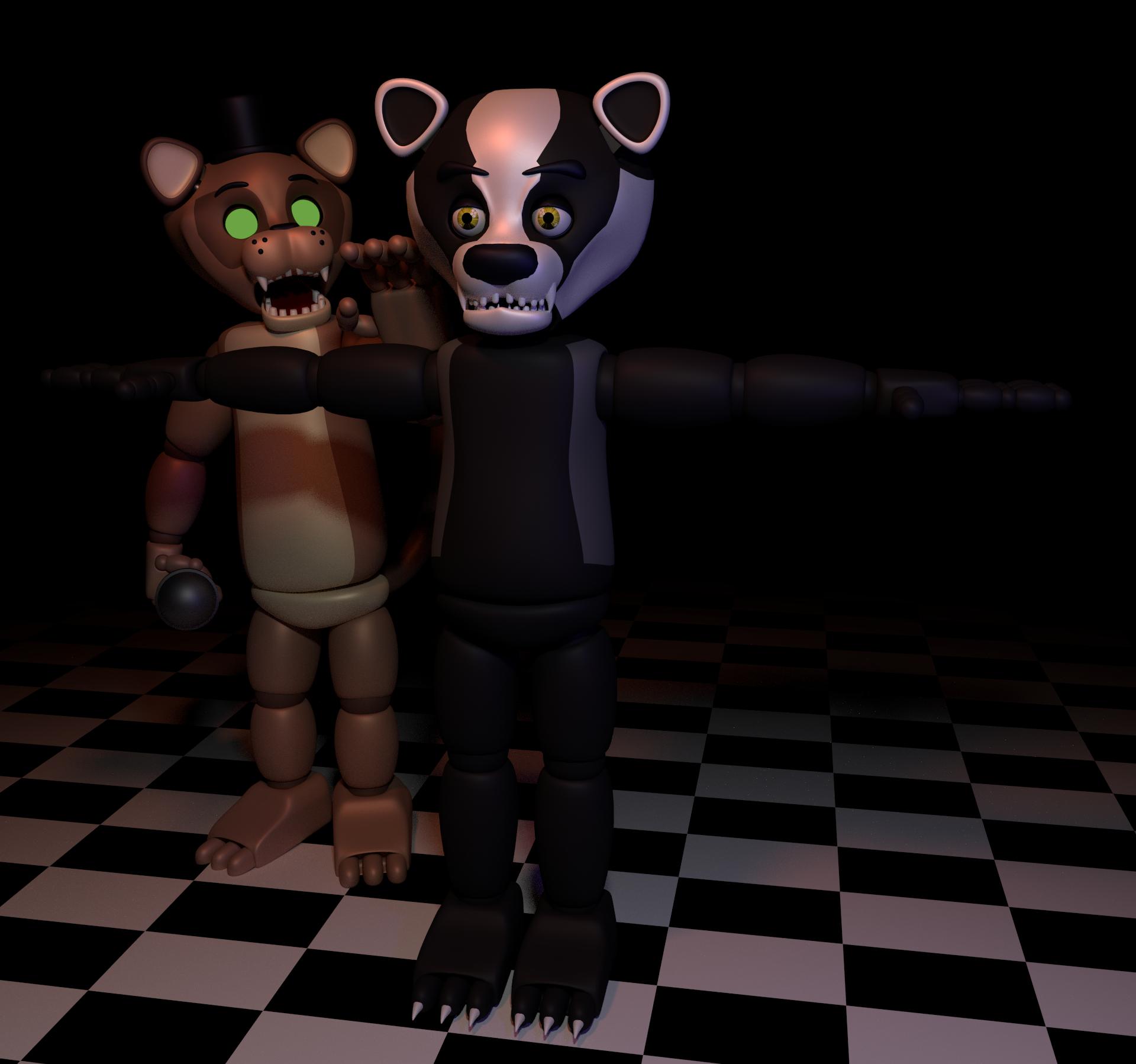 FNaF Renders Part 1 - Freddy Fazbear (FNaF 1) by LandynGunderfan on  DeviantArt