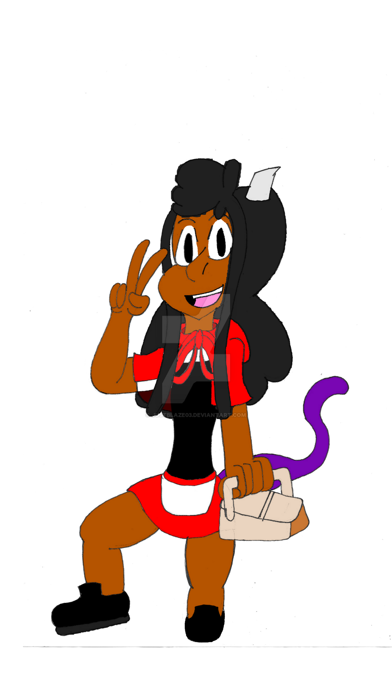 Dustin the Mewtwo as Red Riding Hood by Justblaze03 on DeviantArt