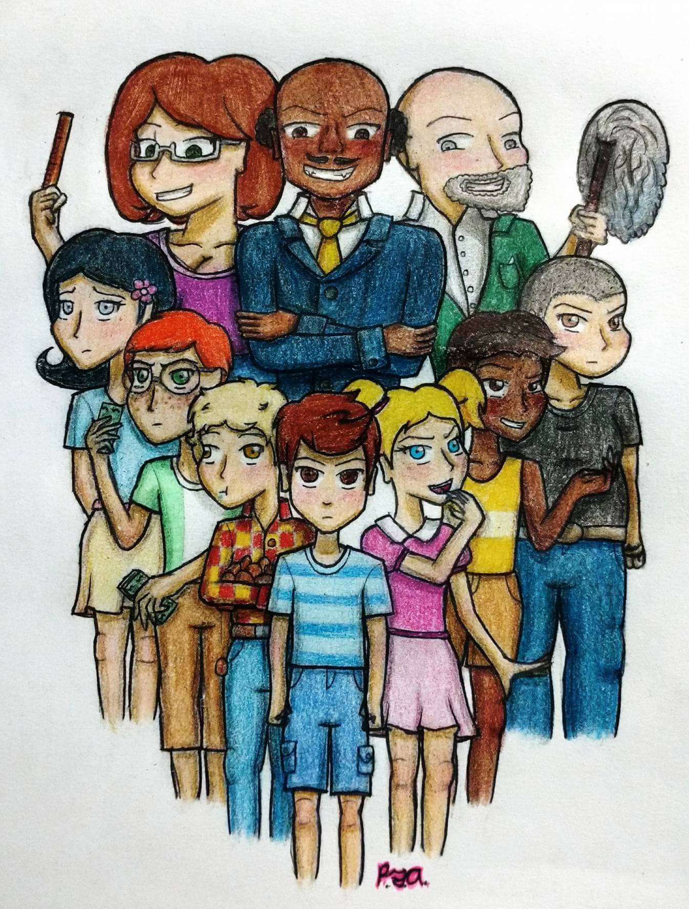 One hell of a Kindergarten Kindergarten Fanart by Airi15Uzumura on