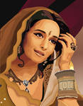 Vector Art - Traditional Woman by rames