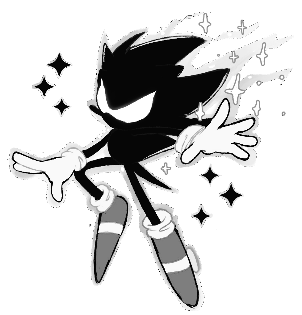 Hyper dark sonic full power by cosmicdarksonic on DeviantArt