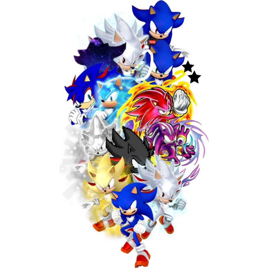 All forms shadic by cosmicdarksonic on DeviantArt