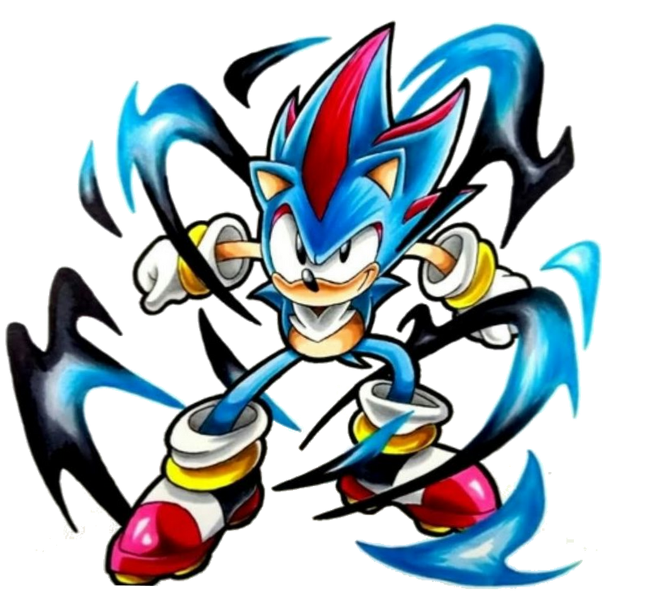 Classic shadic full power by cosmicdarksonic on DeviantArt