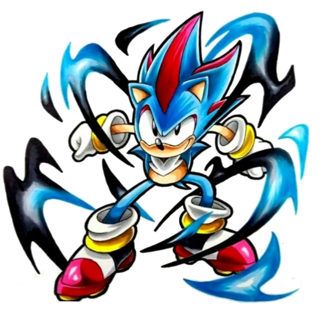 Classic shadic full power by cosmicdarksonic on DeviantArt