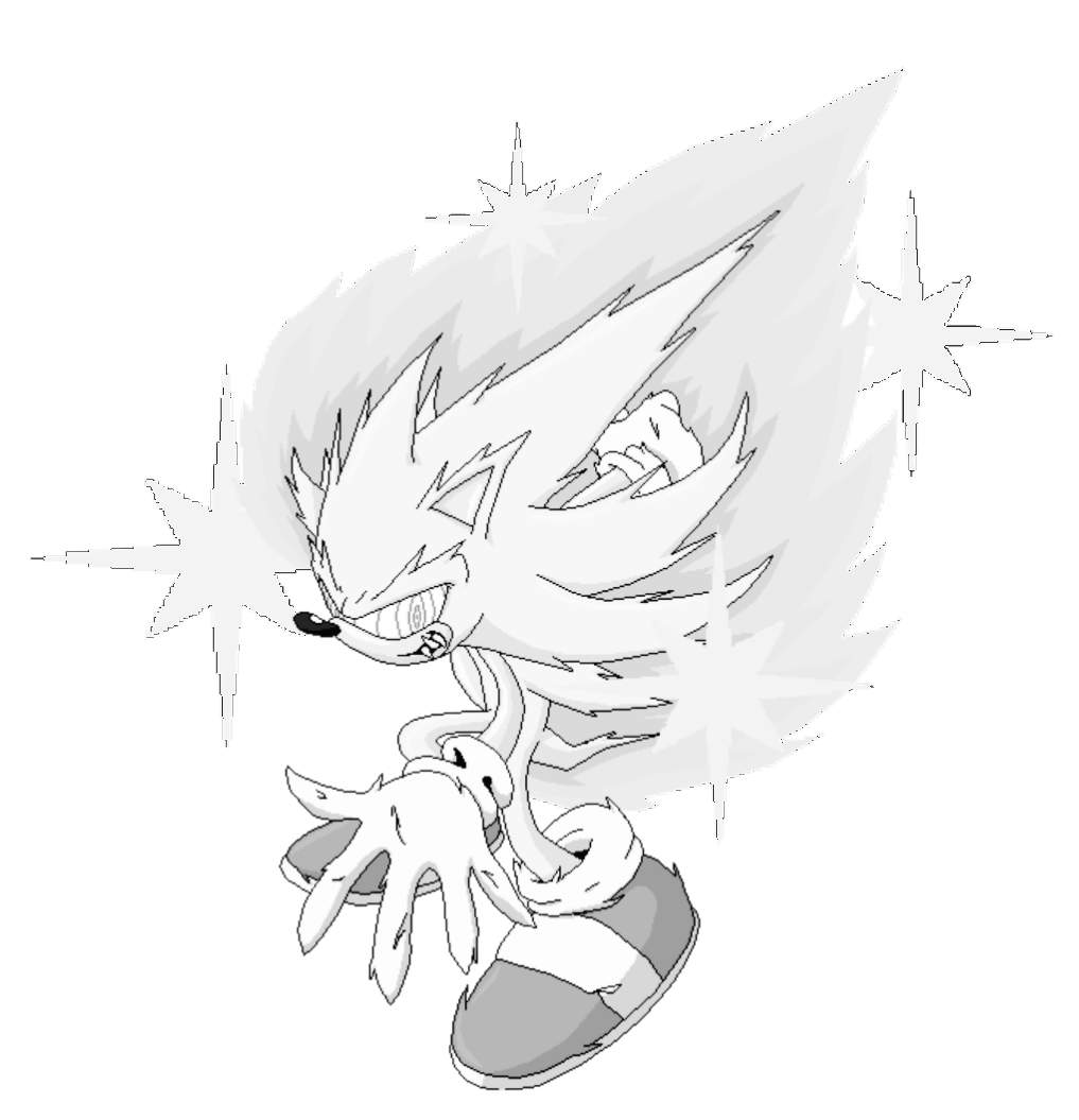 Hyper fleetway sonic full power by cosmicdarksonic on DeviantArt