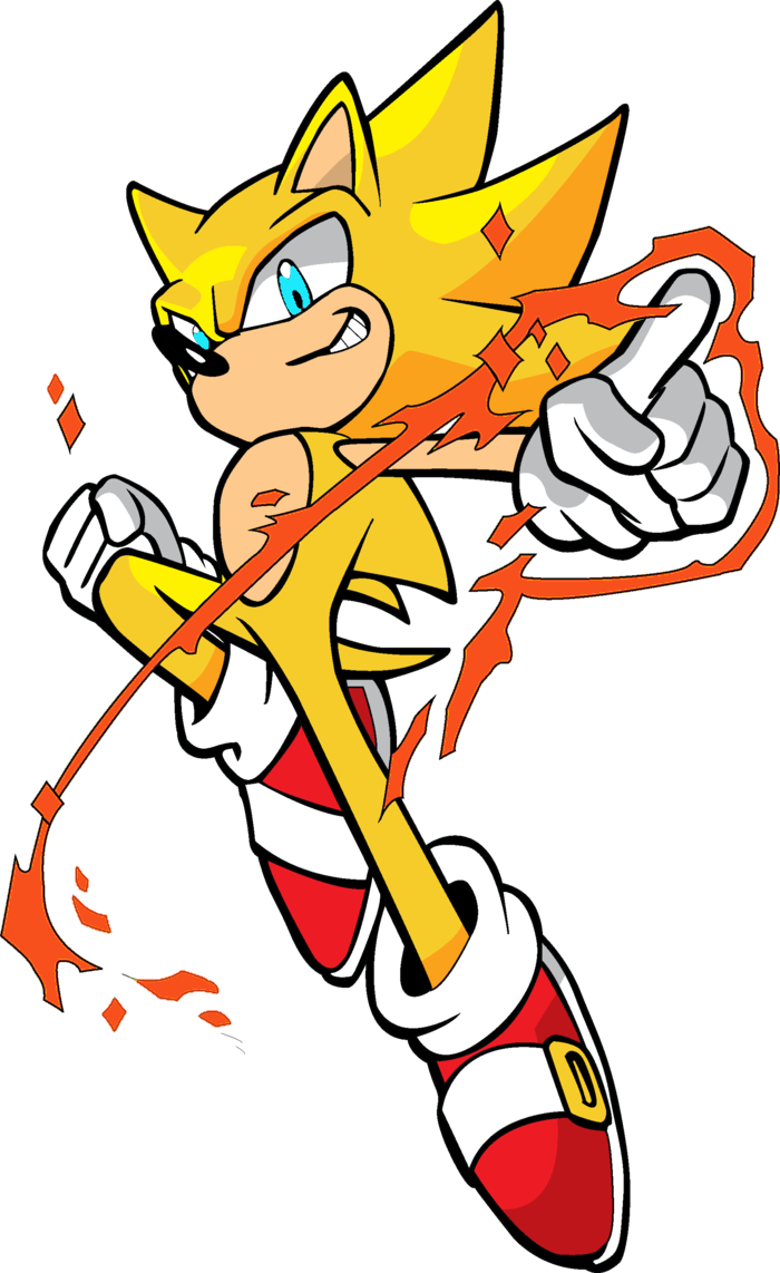 Archie super sonic 2 by cosmicdarksonic on DeviantArt
