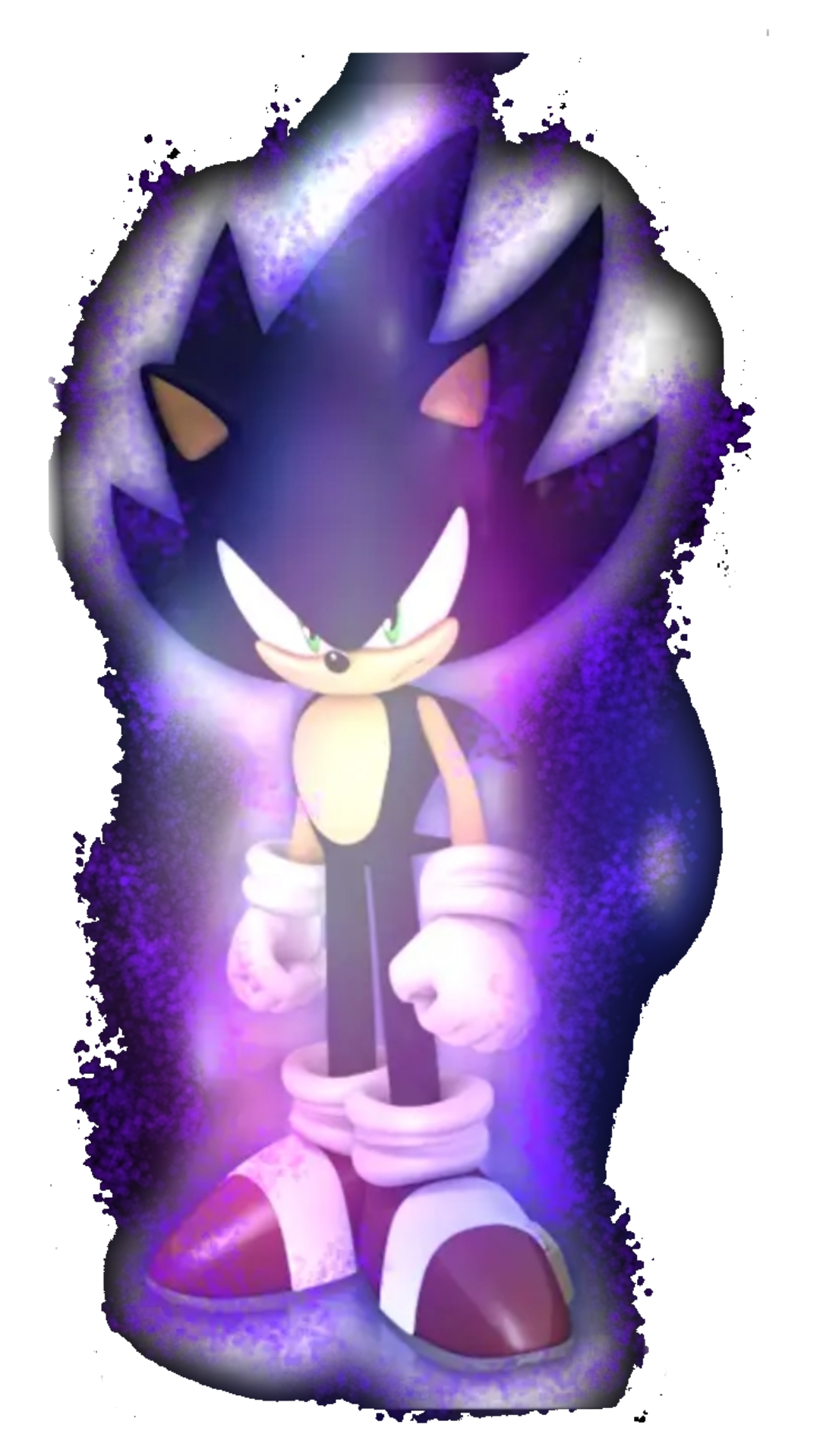 Semi Dark Sonic true power by cosmicdarksonic on DeviantArt