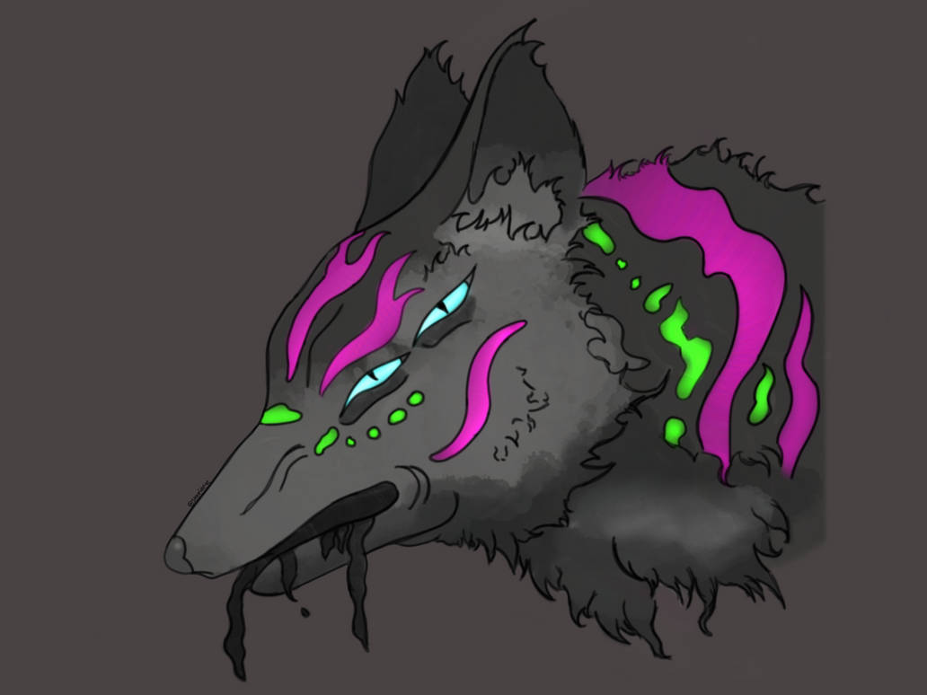 Radioactive Wolf by Skelpieeye on DeviantArt