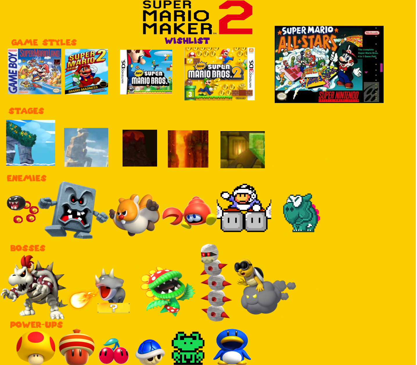 My Super Mario Maker 2 Wishlist By Gilandes On Deviantart My Super Mario Maker 2 Wishlist By Gilandes On Deviantart