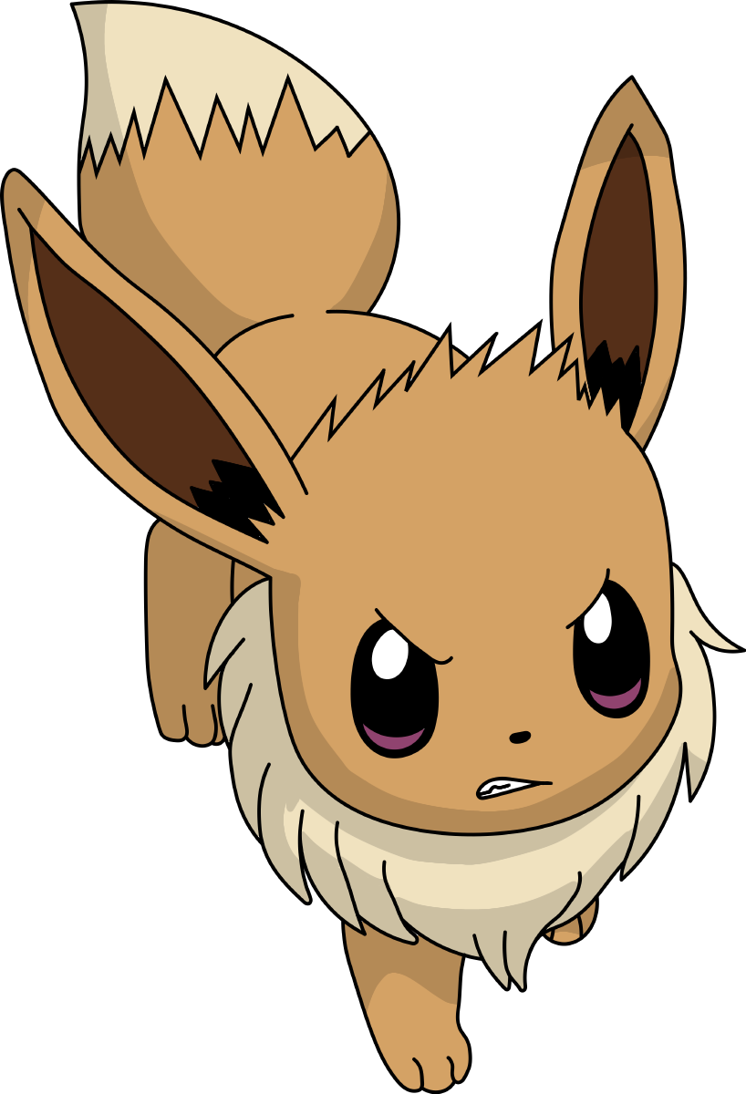 Shiny Eevee (DP Sprite) by Lazoofficial on DeviantArt