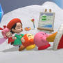 Dedede Snow-Stuck!