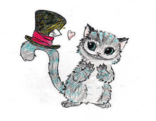 Cheshire Cat loves hat