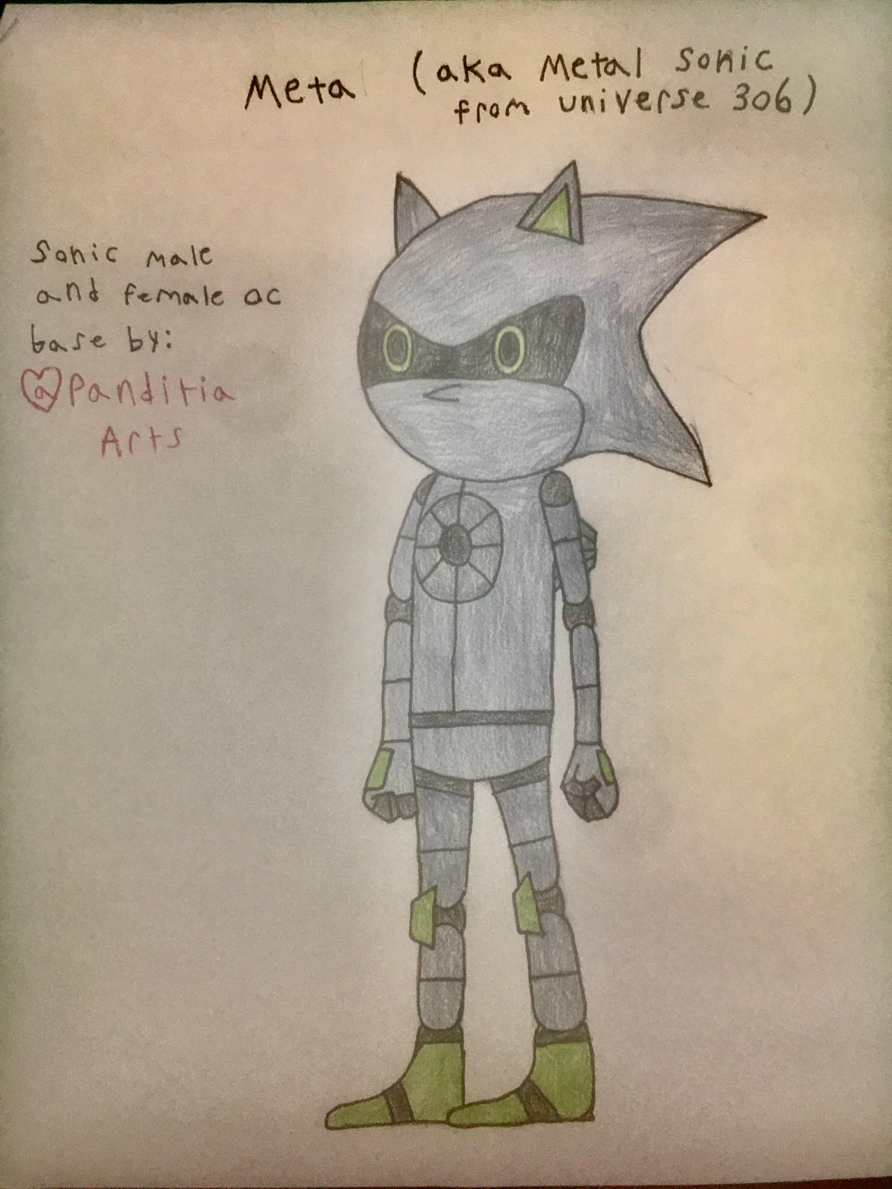 Meta fanart drawing by PanditiaArts39 on DeviantArt