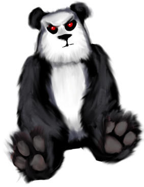 Evil Lesser Panda Evil panda by Aphelps on DeviantArt