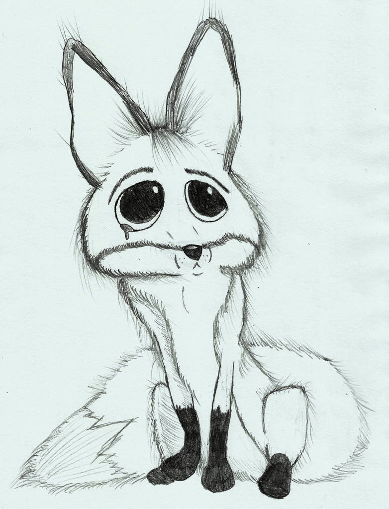 Colorless fox by Unhappy893 on DeviantArt