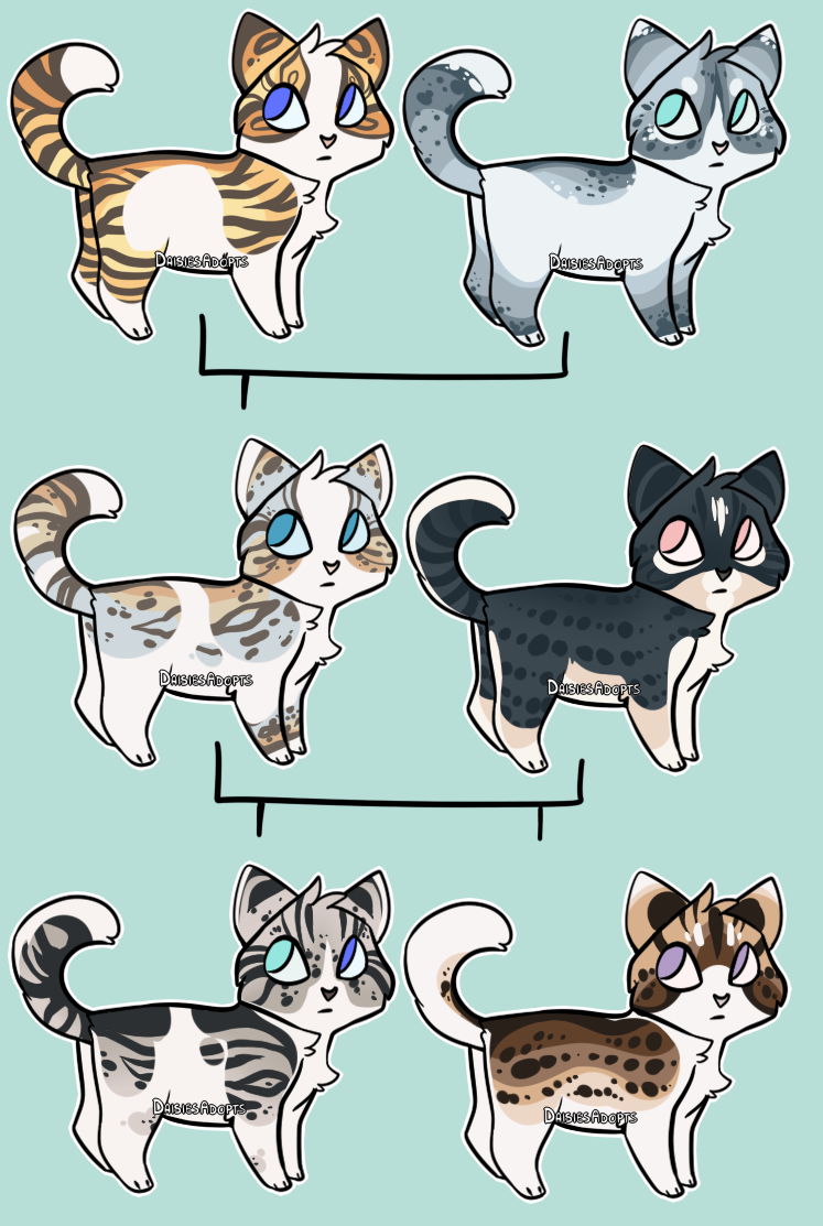 Family tree kitties | OTA | CLOSED