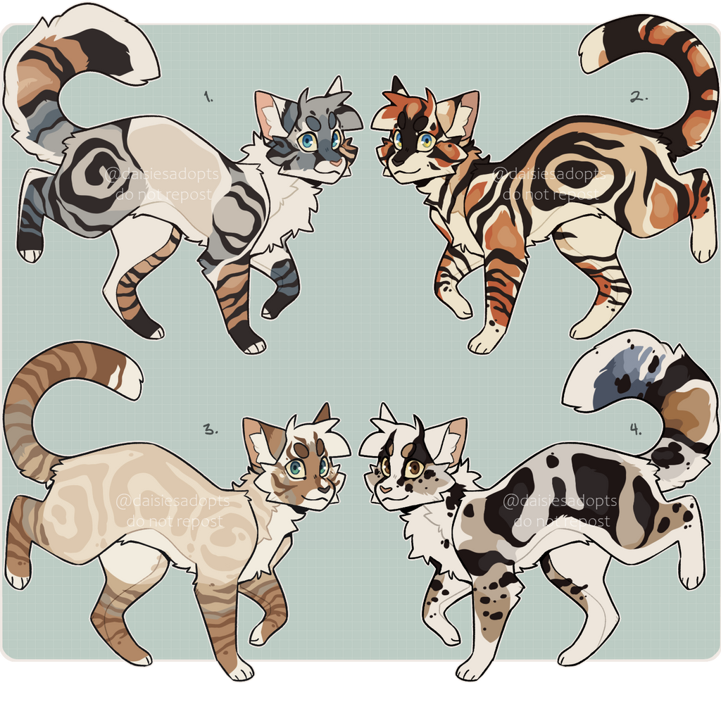 Warrior cats adopts CLOSED by Lynnadrity on DeviantArt