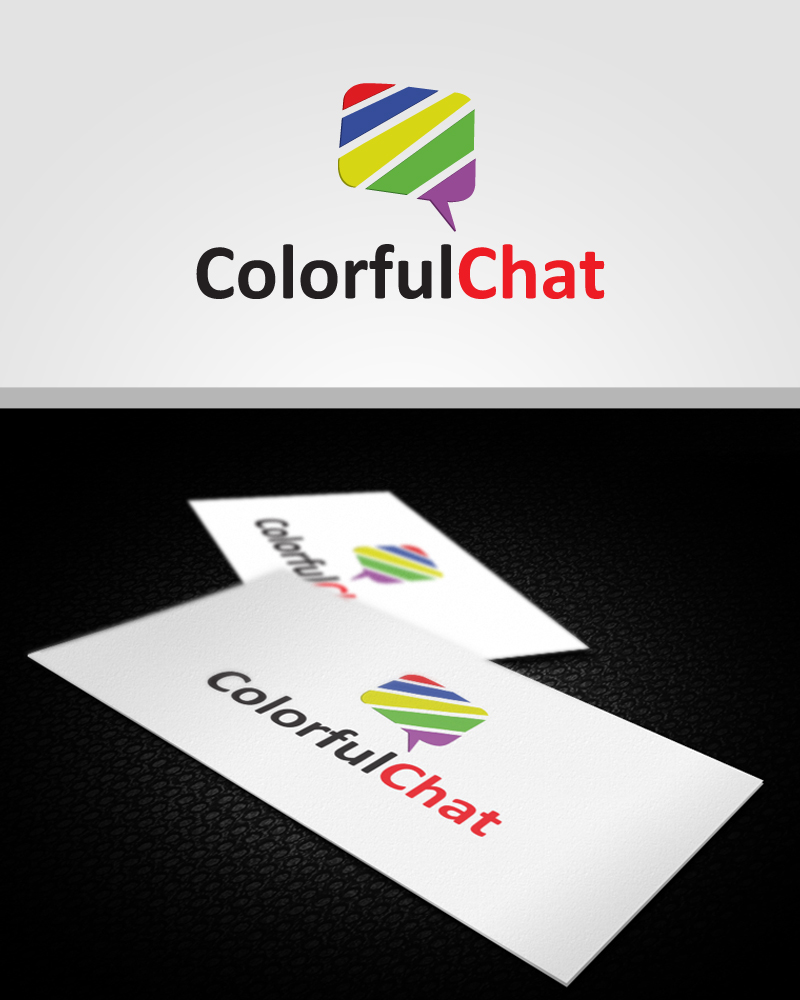 Colorful Chat Logo