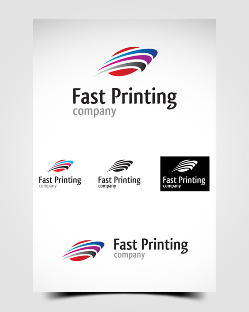Fast Printing Logo by pascreative on DeviantArt