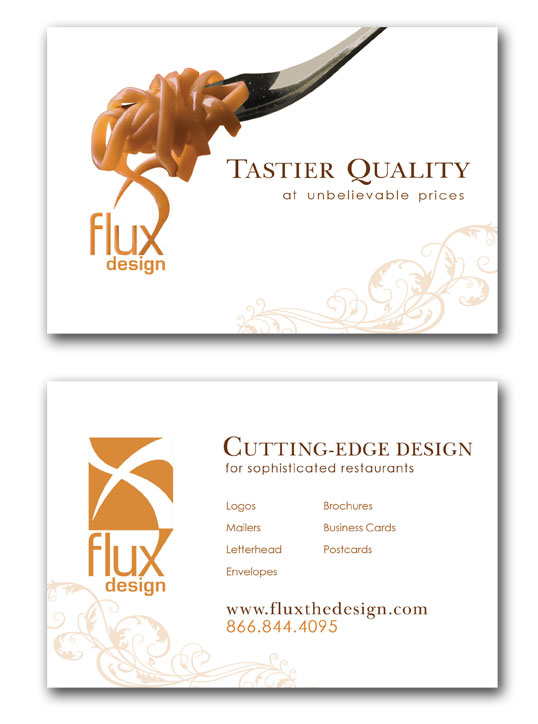 Flux Restaurant Flyer Ad