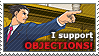 I Support Objections Stamp