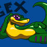 Gex poses for his fans