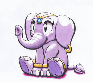 Shantae Elephant (Smol) (Commission)