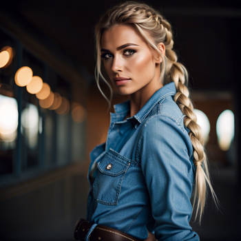 COWGIRL (DAISY) by zoeysfire