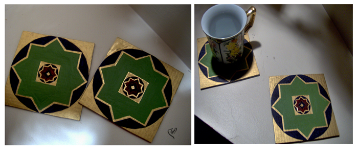 arabesque coasters