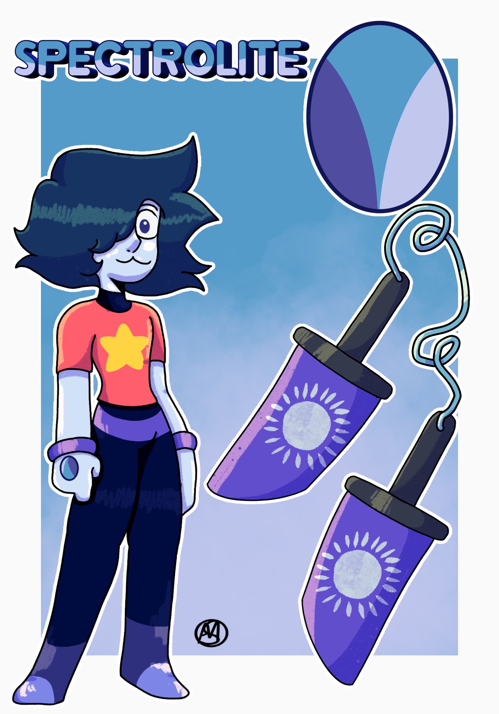 Spectrolite Riso Spectrolite by XBlueGoldstoneX on DeviantArt